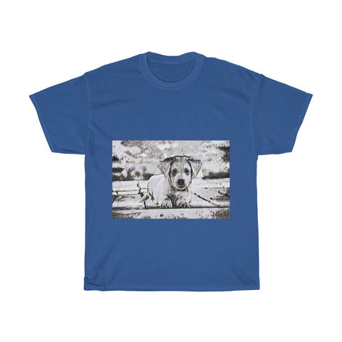Image of Dog, Cute, Animal, Creative, Artistic, Unisex Tee Shirt