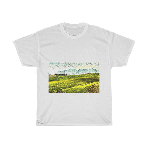 Image of Canola Fields, Scenery, Nature, Landscape, Creative, Artistic, Unisex Tee Shirt
