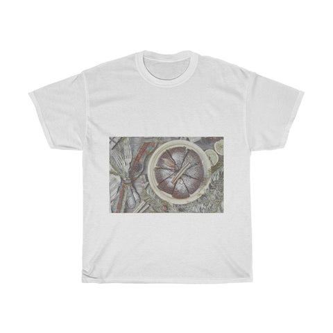 Image of Christmas Cake, Christmas, Food, Dessert, Chef, Creative, Artistic, Unisex Tee Shirt