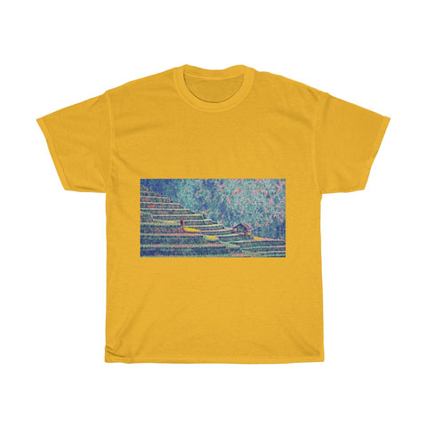 Image of Rice Plantation, Field, Agriculture, Landscape, Creative, Artistic, Unisex Tee Shirt