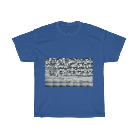 Image of Snow, Cold, Winter, Creative, Artistic, Unisex Tee Shirt