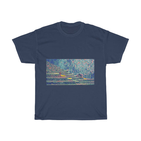 Image of Rice Plantation, Field, Agriculture, Landscape, Creative, Artistic, Unisex Tee Shirt