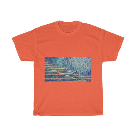 Image of Rice Plantation, Field, Agriculture, Landscape, Creative, Artistic, Unisex Tee Shirt