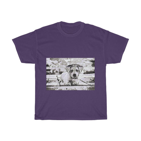 Image of Dog, Cute, Animal, Creative, Artistic, Unisex Tee Shirt