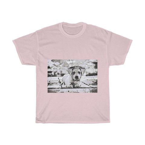 Image of Dog, Cute, Animal, Creative, Artistic, Unisex Tee Shirt