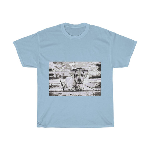 Image of Dog, Cute, Animal, Creative, Artistic, Unisex Tee Shirt