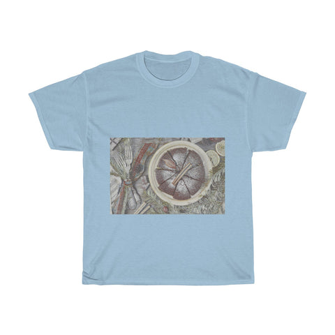 Image of Christmas Cake, Christmas, Food, Dessert, Chef, Creative, Artistic, Unisex Tee Shirt