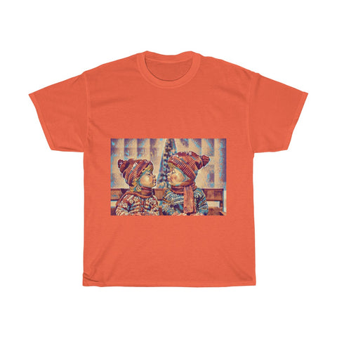 Image of Love, Cute, Snow, Cold, Winter, Christmas, Artistic, Unisex Tee Shirt