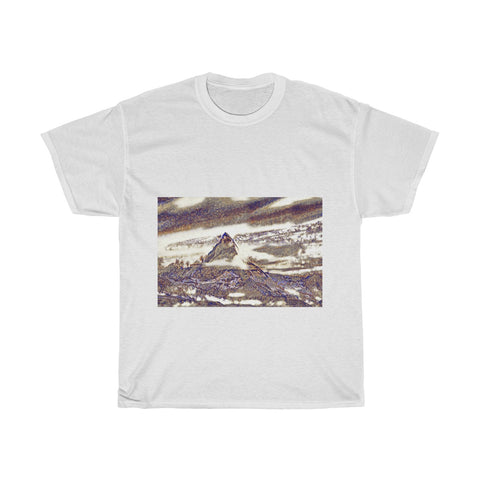 Image of Mountain, Nature, Landscape, Creative, Artistic, Unisex Tee Shirt