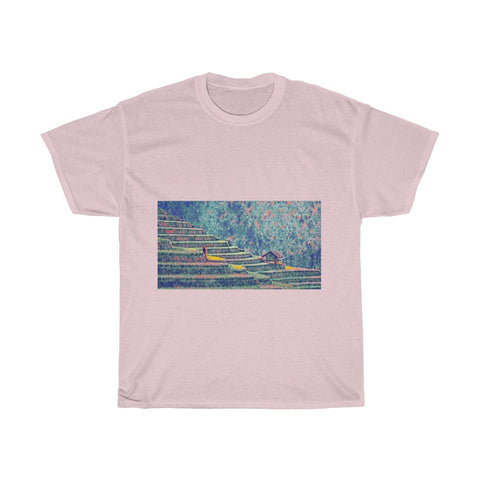 Image of Rice Plantation, Field, Agriculture, Landscape, Creative, Artistic, Unisex Tee Shirt