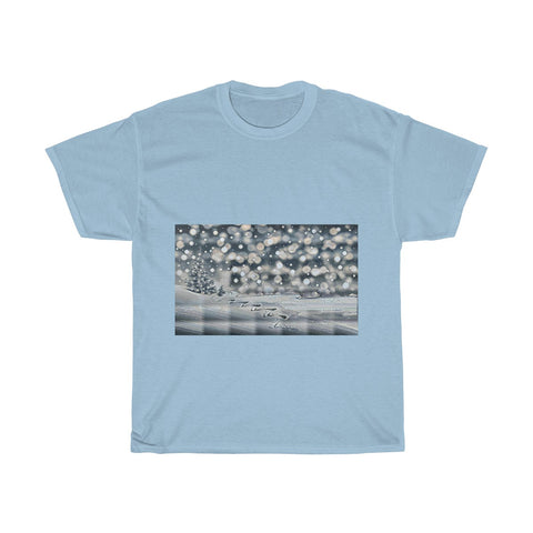 Image of Snow, Cold, Winter, Creative, Artistic, Unisex Tee Shirt