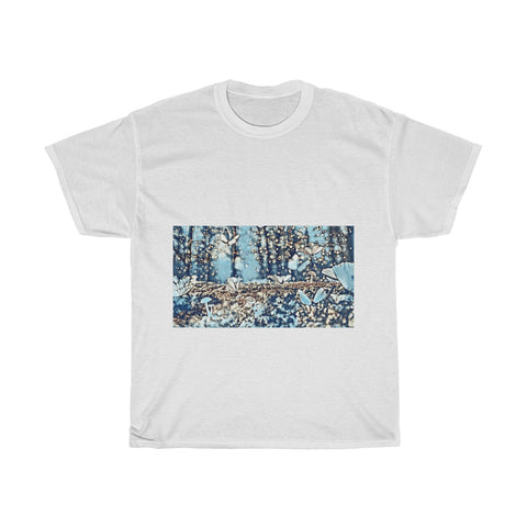 Image of Butterfly, Forest, Woods, Nature, Creative, Artistic, Unisex Tee Shirt