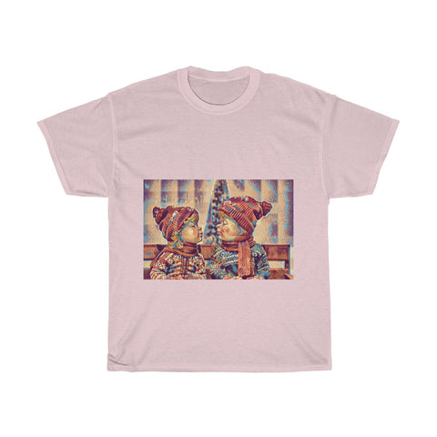 Image of Love, Cute, Snow, Cold, Winter, Christmas, Artistic, Unisex Tee Shirt