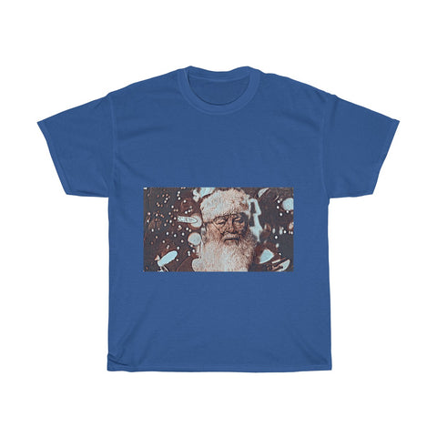 Image of Santa Claus, Snow, Cold, Winter, Father Christmas, Creative, Artistic, Unisex Tee Shirt