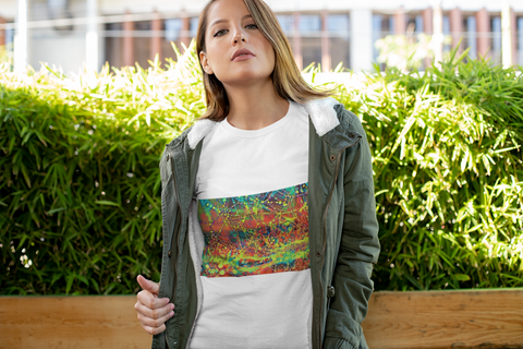 Image of Modern Art, Creative, Artistic, Unisex Tee Shirt