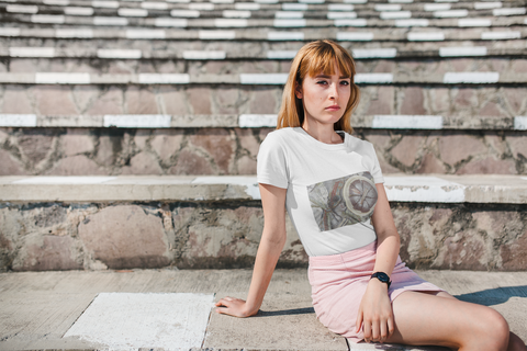 Image of Christmas Cake, Christmas, Food, Dessert, Chef, Creative, Artistic, Unisex Tee Shirt