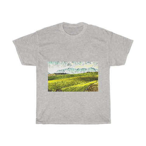 Image of Canola Fields, Scenery, Nature, Landscape, Creative, Artistic, Unisex Tee Shirt