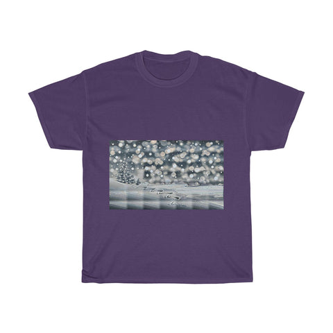 Image of Snow, Cold, Winter, Creative, Artistic, Unisex Tee Shirt