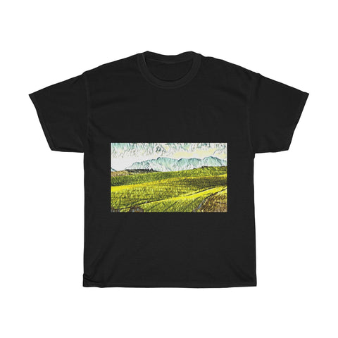 Image of Canola Fields, Scenery, Nature, Landscape, Creative, Artistic, Unisex Tee Shirt