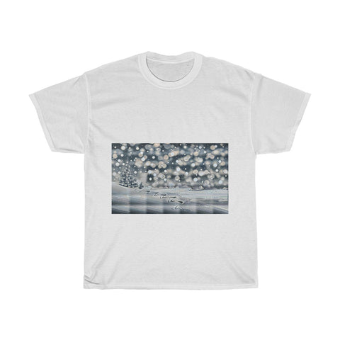 Image of Snow, Cold, Winter, Creative, Artistic, Unisex Tee Shirt