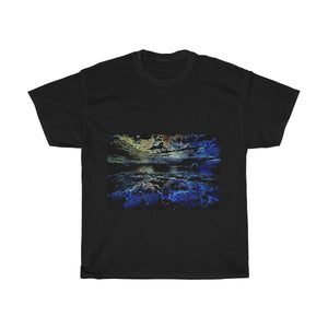 Beach Rocks, Scenery, Nature, Landscape, Creative, Artistic, Unisex Tee Shirt