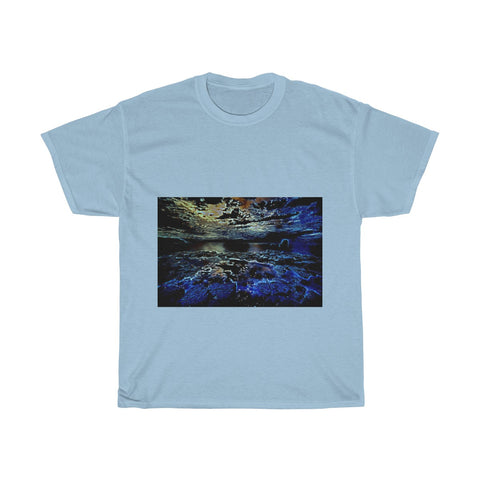 Image of Beach Rocks, Scenery, Nature, Landscape, Creative, Artistic, Unisex Tee Shirt