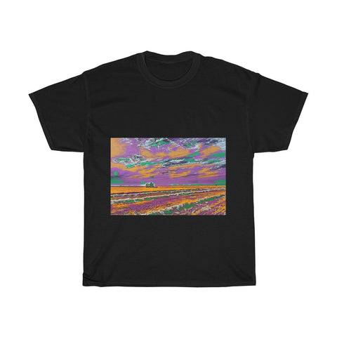 Image of Field, Landscape, Creative, Artistic, Unisex Tee Shirt