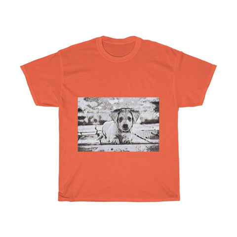 Image of Dog, Cute, Animal, Creative, Artistic, Unisex Tee Shirt