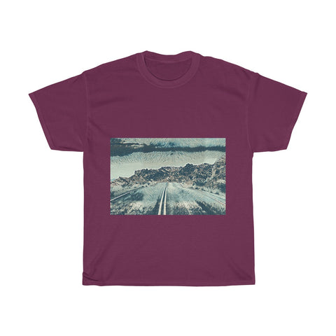 Image of Landscape, Road, Creative, Artistic, Unisex Tee Shirt