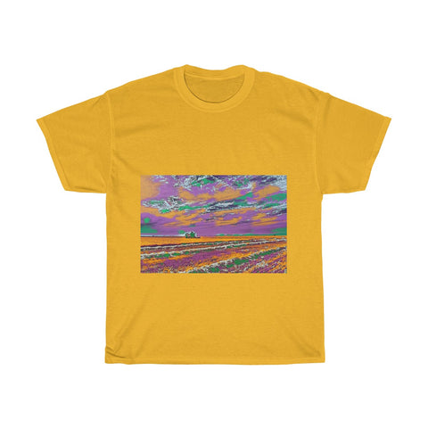 Image of Field, Landscape, Creative, Artistic, Unisex Tee Shirt