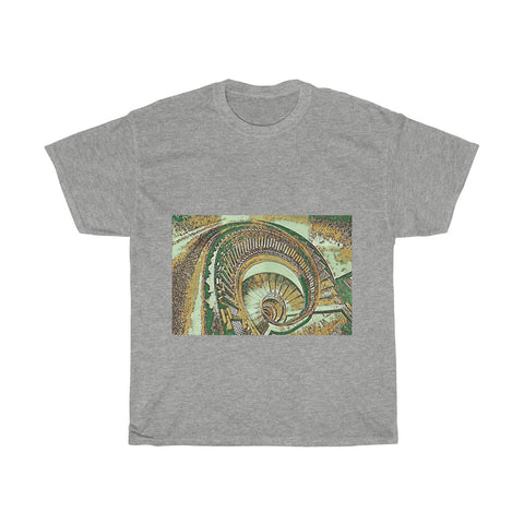 Image of Stairs, Spiral, Architecture, Creative, Artistic, Unisex Tee Shirt