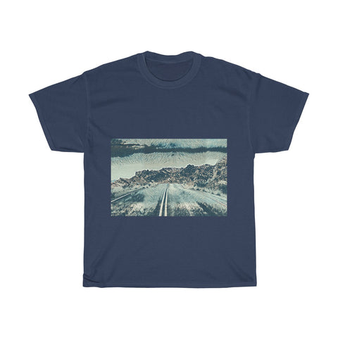 Image of Landscape, Road, Creative, Artistic, Unisex Tee Shirt