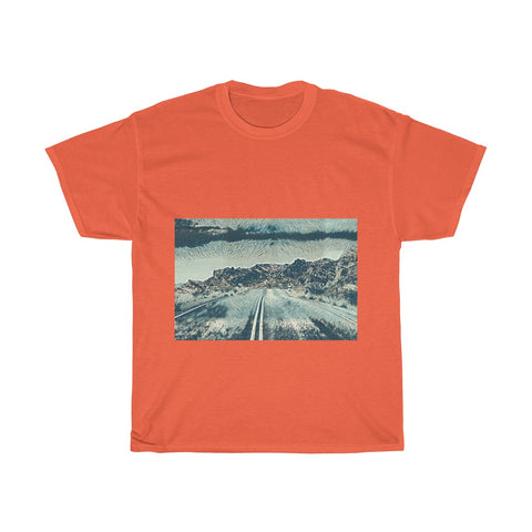 Image of Landscape, Road, Creative, Artistic, Unisex Tee Shirt