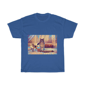 Cat, Christmas, Pet, Animal, Creative, Artistic, Unisex Tee Shirt