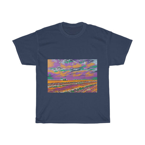 Image of Field, Landscape, Creative, Artistic, Unisex Tee Shirt