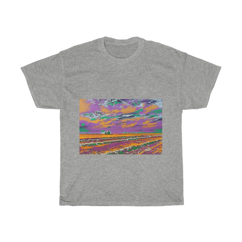 Image of Field, Landscape, Creative, Artistic, Unisex Tee Shirt