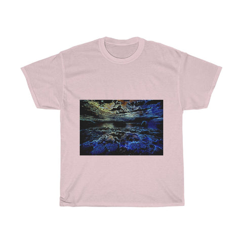 Image of Beach Rocks, Scenery, Nature, Landscape, Creative, Artistic, Unisex Tee Shirt