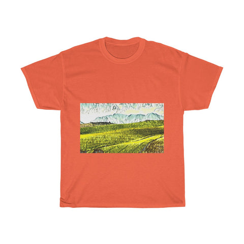 Image of Canola Fields, Scenery, Nature, Landscape, Creative, Artistic, Unisex Tee Shirt