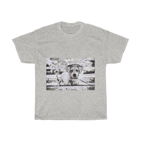 Image of Dog, Cute, Animal, Creative, Artistic, Unisex Tee Shirt