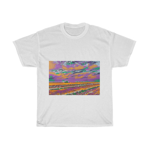 Image of Field, Landscape, Creative, Artistic, Unisex Tee Shirt