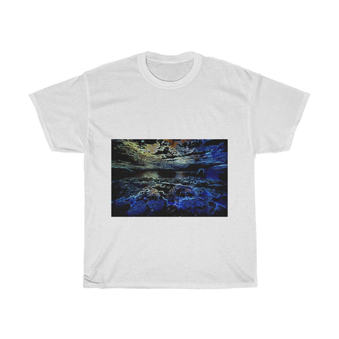 Image of Beach Rocks, Scenery, Nature, Landscape, Creative, Artistic, Unisex Tee Shirt