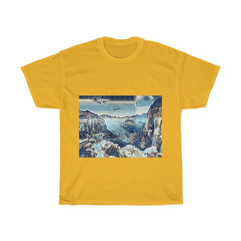 Image of Mountain, Landscape, Creative, Artistic, Unisex Tee Shirt