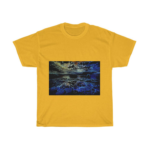 Image of Beach Rocks, Scenery, Nature, Landscape, Creative, Artistic, Unisex Tee Shirt