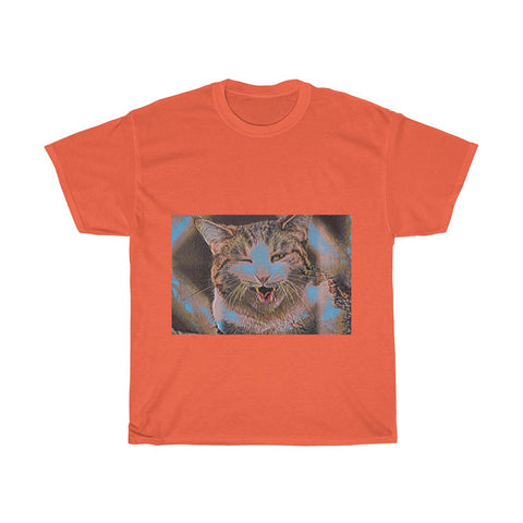 Image of Cat, Animal, Cute, Creative, Artistic, Unisex Tee Shirt