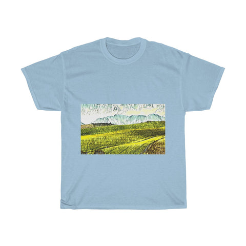 Image of Canola Fields, Scenery, Nature, Landscape, Creative, Artistic, Unisex Tee Shirt