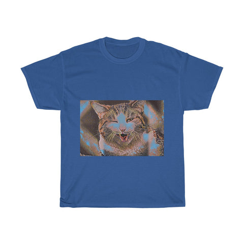 Image of Cat, Animal, Cute, Creative, Artistic, Unisex Tee Shirt